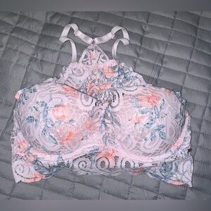 Victoria’s Secret PINK Lace Bralette with Floral Design